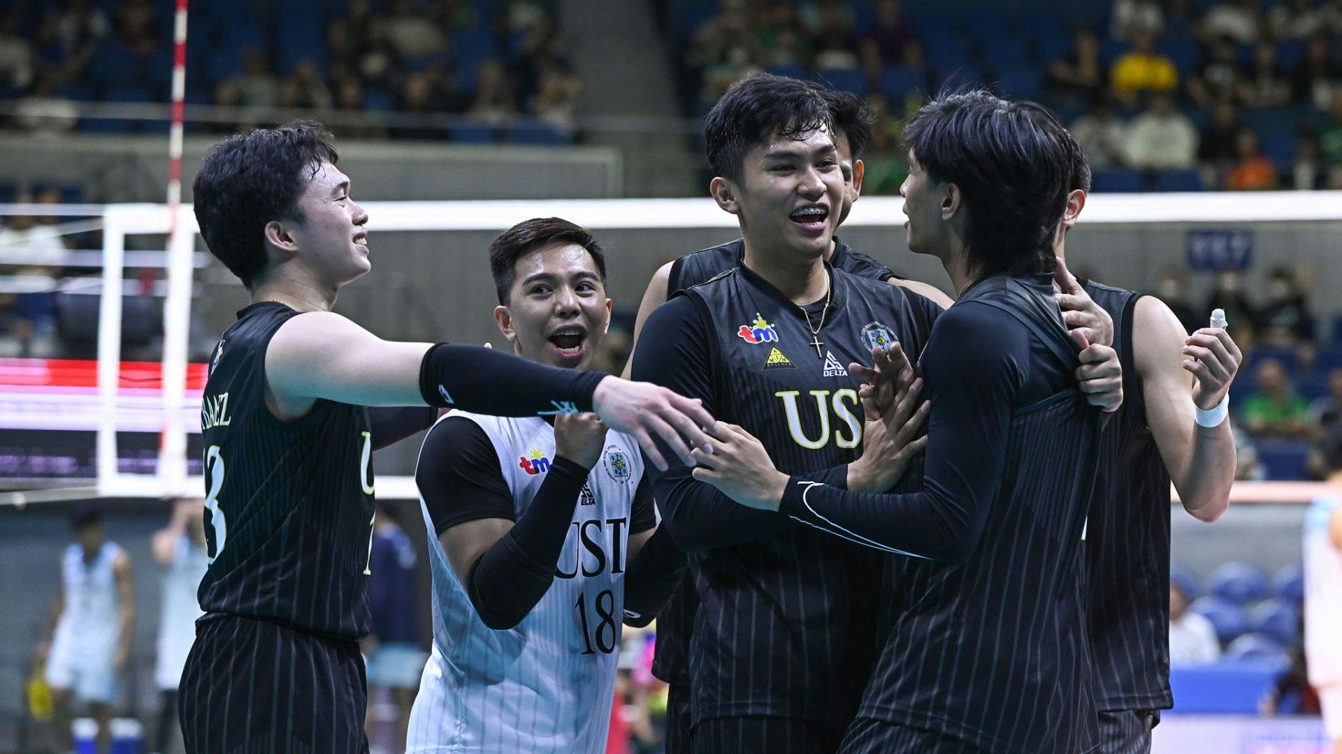 UAAP: UST escapes Adamson in five sets to gain solo fourth, NU continues mastery over La Salle in men